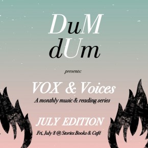 VOX & Voices: JULY EDITION tonight at Stories Books & Cafe